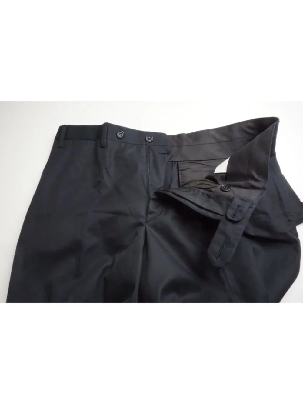 Gruppo Sartoriale Navy Blue Cotton 2 Pc Suit Jacket Pants Sz 52 EU BRAND NEW